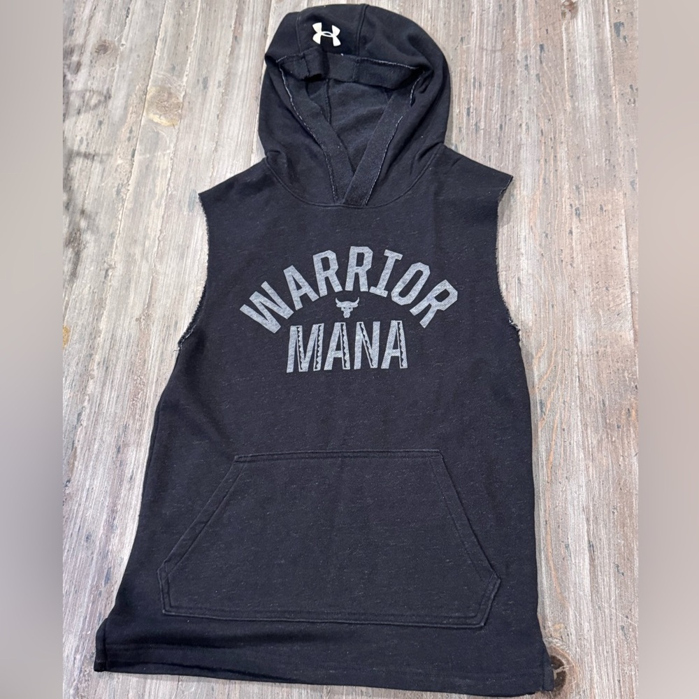 Project Rock by Under Armour Youth Black Loose Fit Hoodie